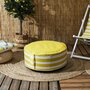 Voir la diapositive 4 : Paris Prix Pouf Gonflable Rayé  Bain de Soleil  56cm Jaune