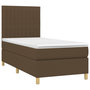 Voir la diapositive 3 : VIDAXL Sommier a lattes de lit et matelas et LED Marron fonce 80x200cm