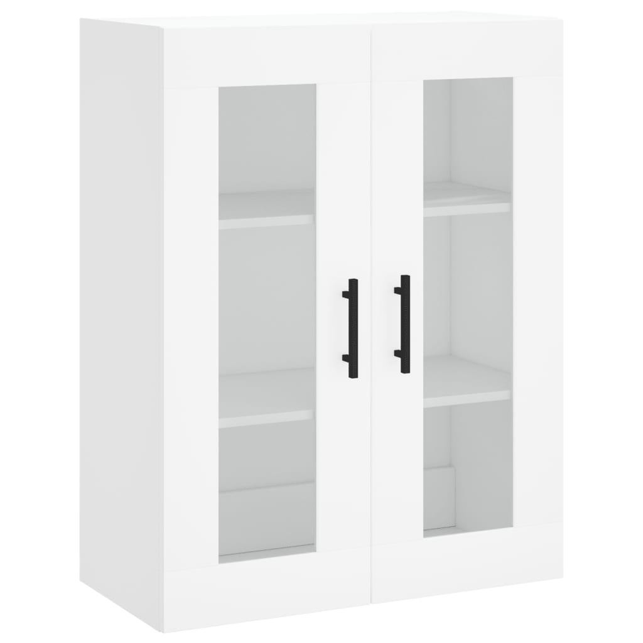 Voir la diapositive 5 : VIDAXL Armoires murales 2 pcs blanc bois d'ingenierie