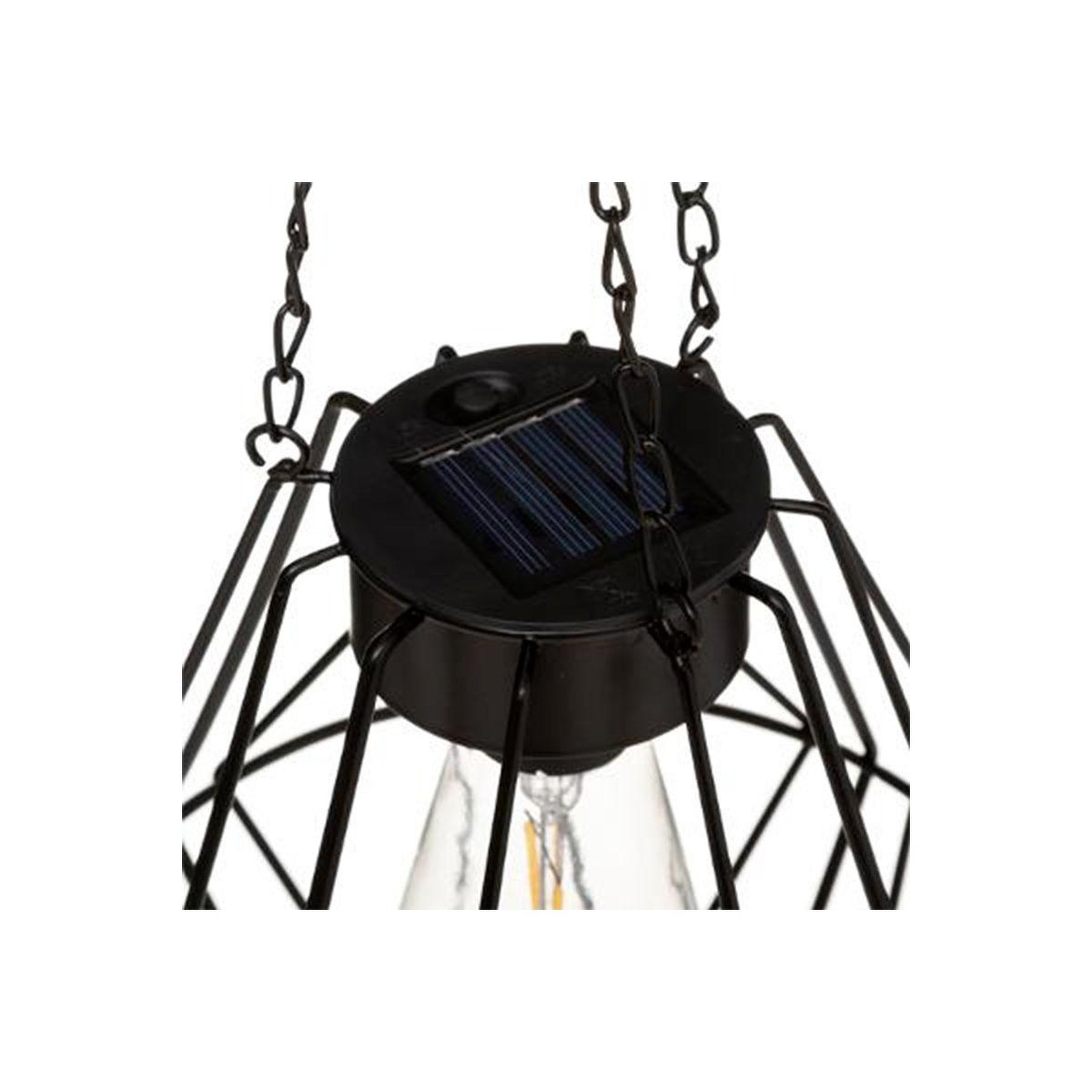 Voir la diapositive 2 : ATMOSPHERA Lampe suspension solaire  flave  20cm noir
