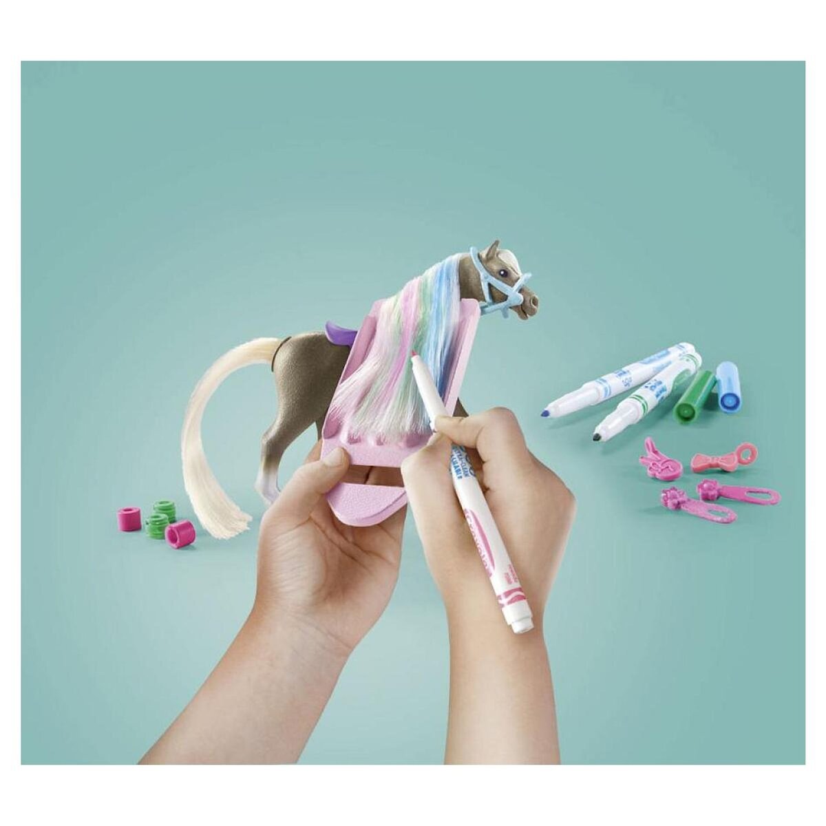 PLAYMOBIL 71640 Cavaliere avec criniere à colorier