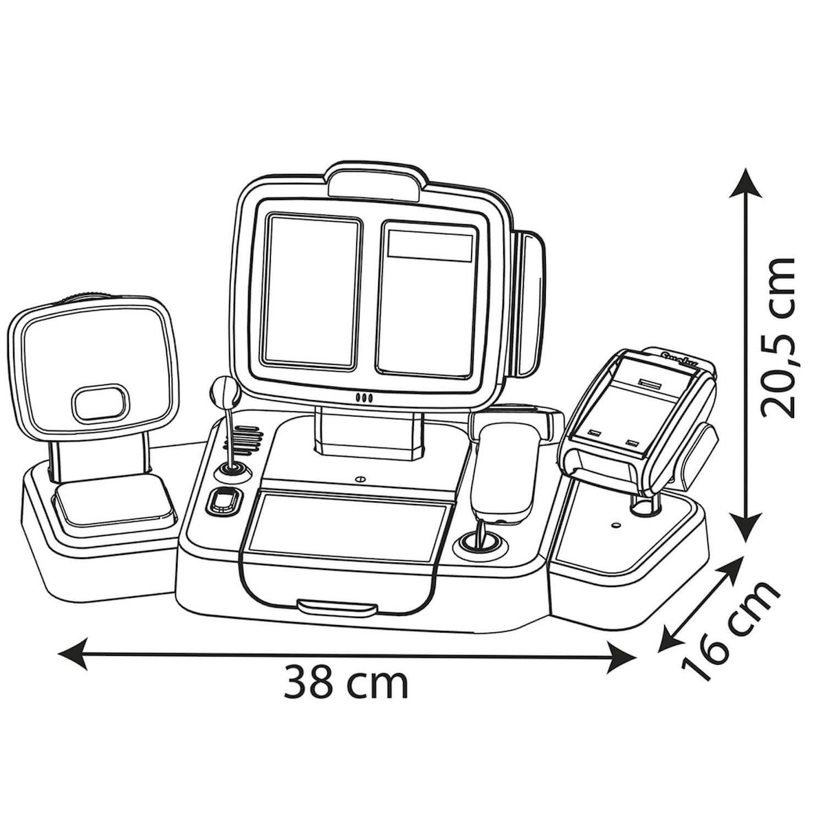 SMOBY Caisse enregistreuse Smoby multicolore