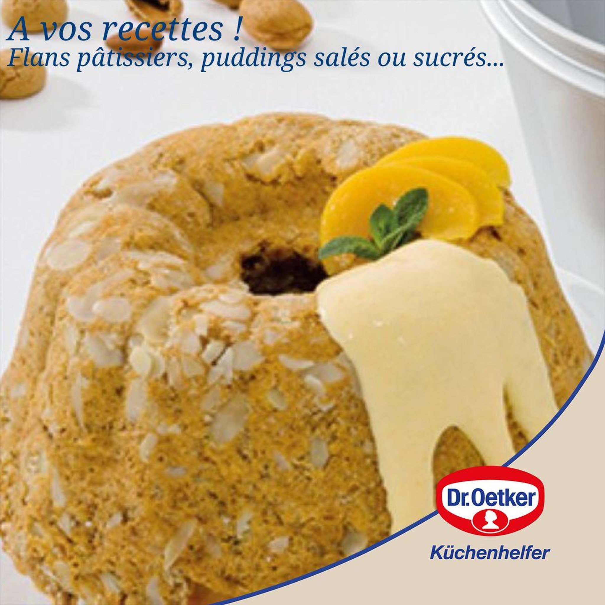 Voir la diapositive 5 : DR.OETKER Lot de 2 moules à gâteaux 21/21 cm en aluminium dr oetker back freude