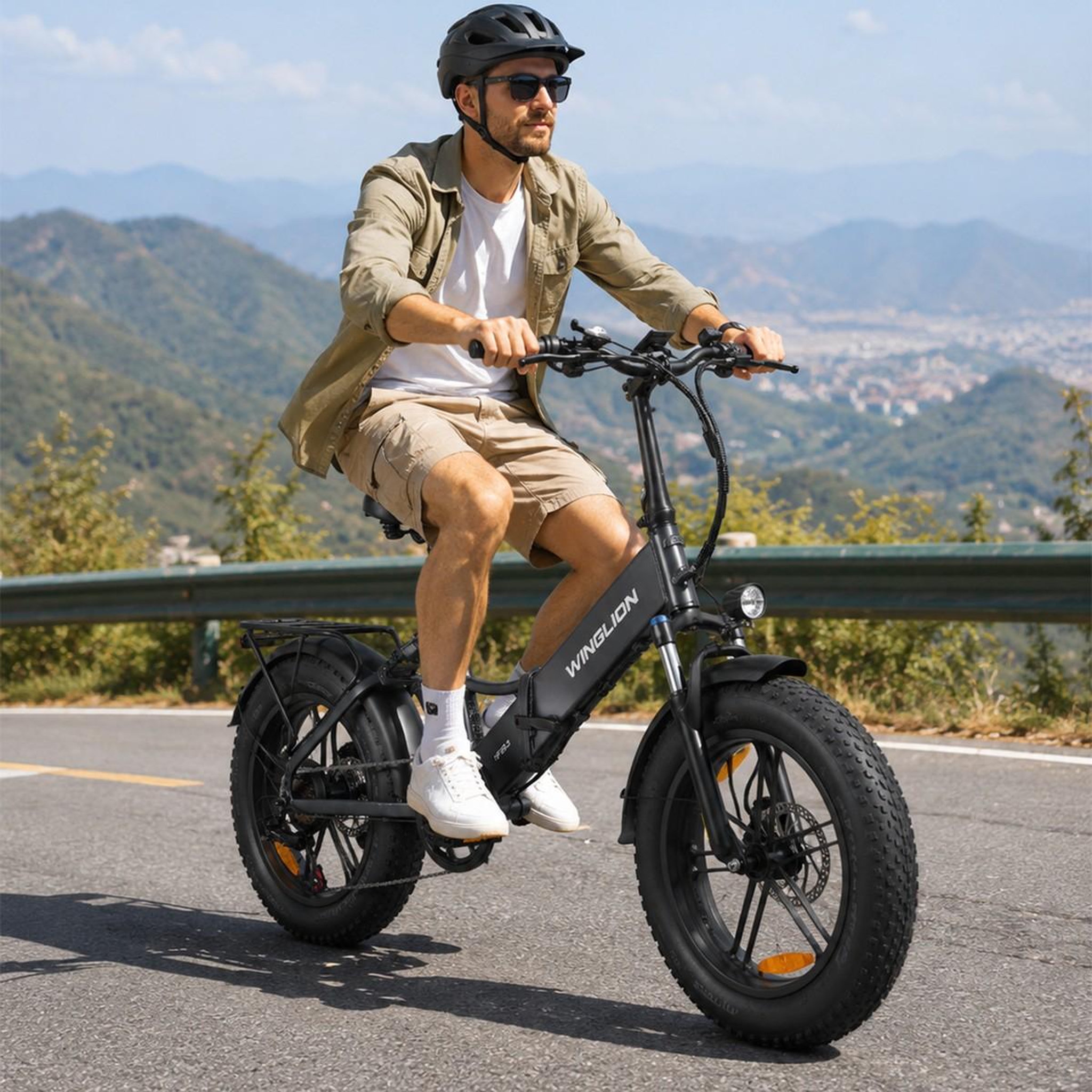 Voir la diapositive 6 : WINGLION Fat bike électrique pliant 20 pouces winglion eb-ff2.0
