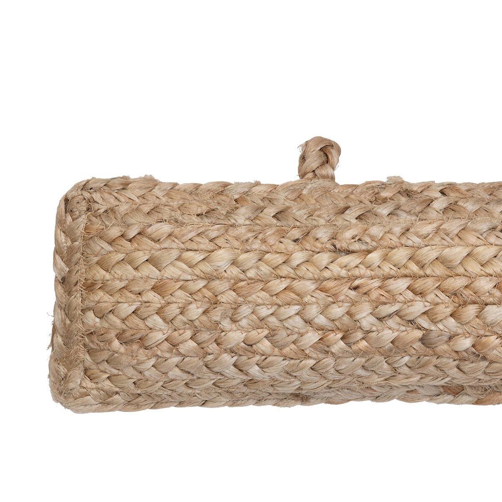 Voir la diapositive 2 : ATMOSPHERA Boudin bas de porte en jute  little cottage  90cm naturel