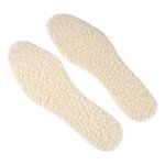 Paris Prix Semelles Chaussures  Laine  Taille 44/46 Blanc