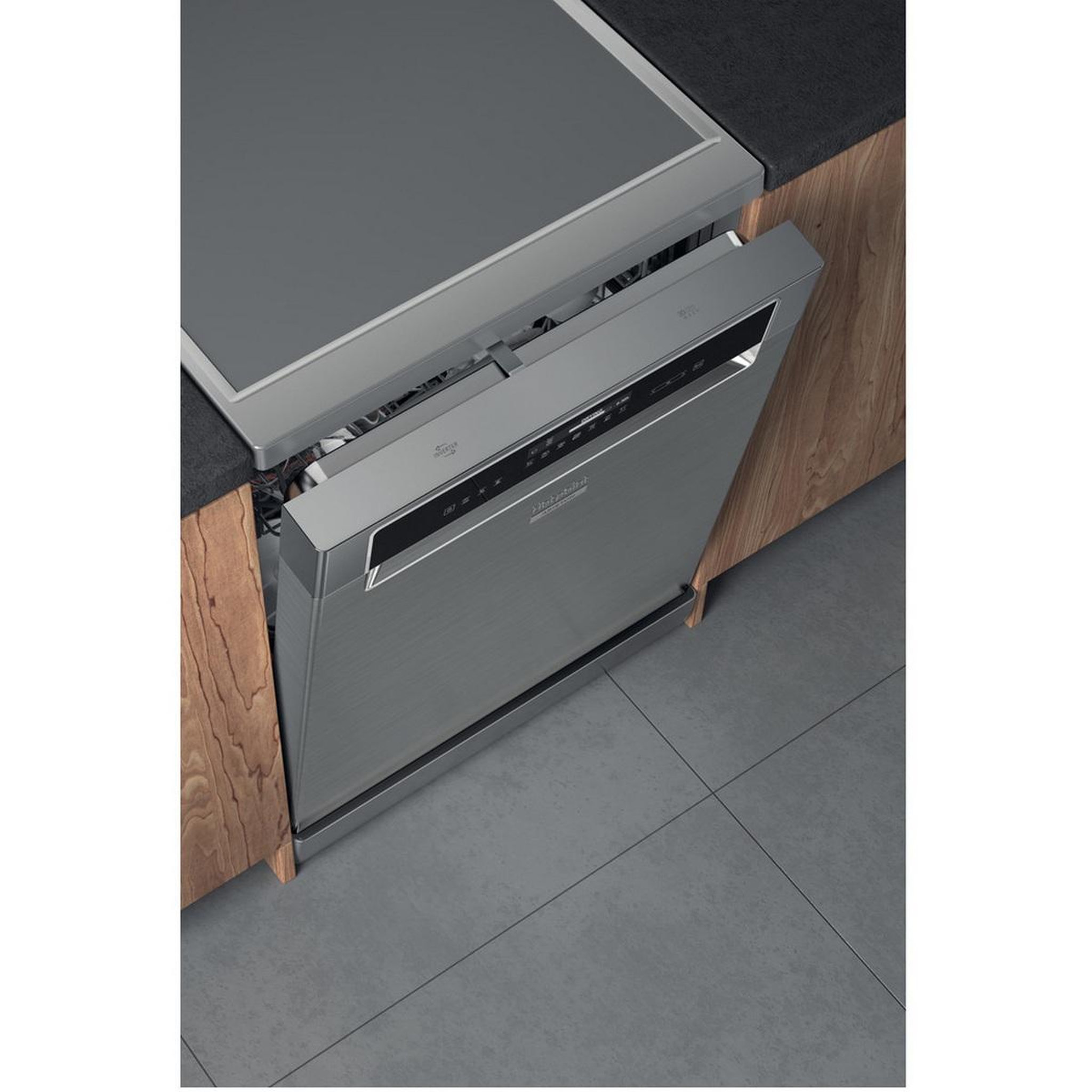 Voir la diapositive 5 : HOTPOINT Lave-vaisselle 60cm 14 couverts 41db gris - hfc3t141wcsb