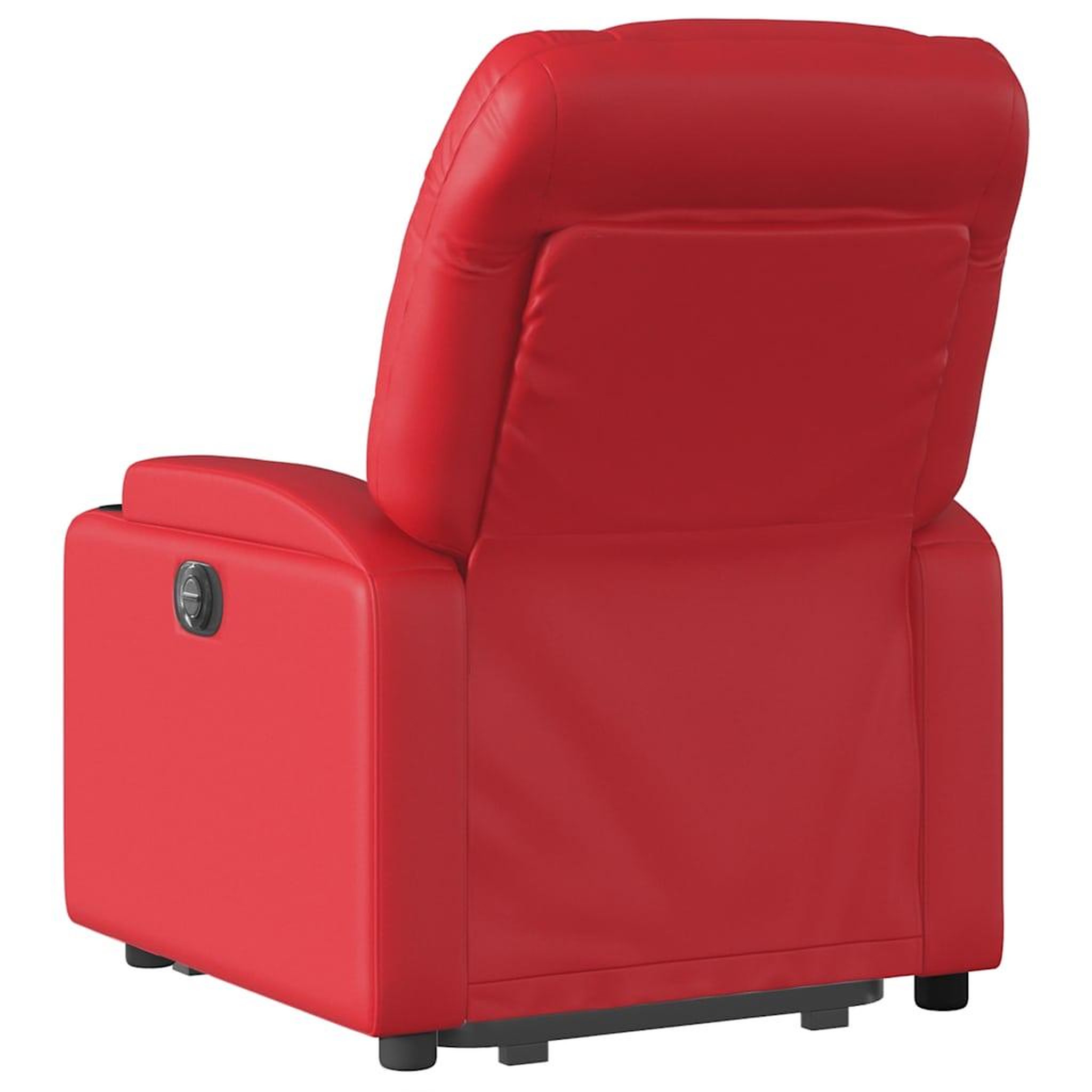 Voir la diapositive 5 : VIDAXL Fauteuil inclinable de massage electrique rouge similicuir