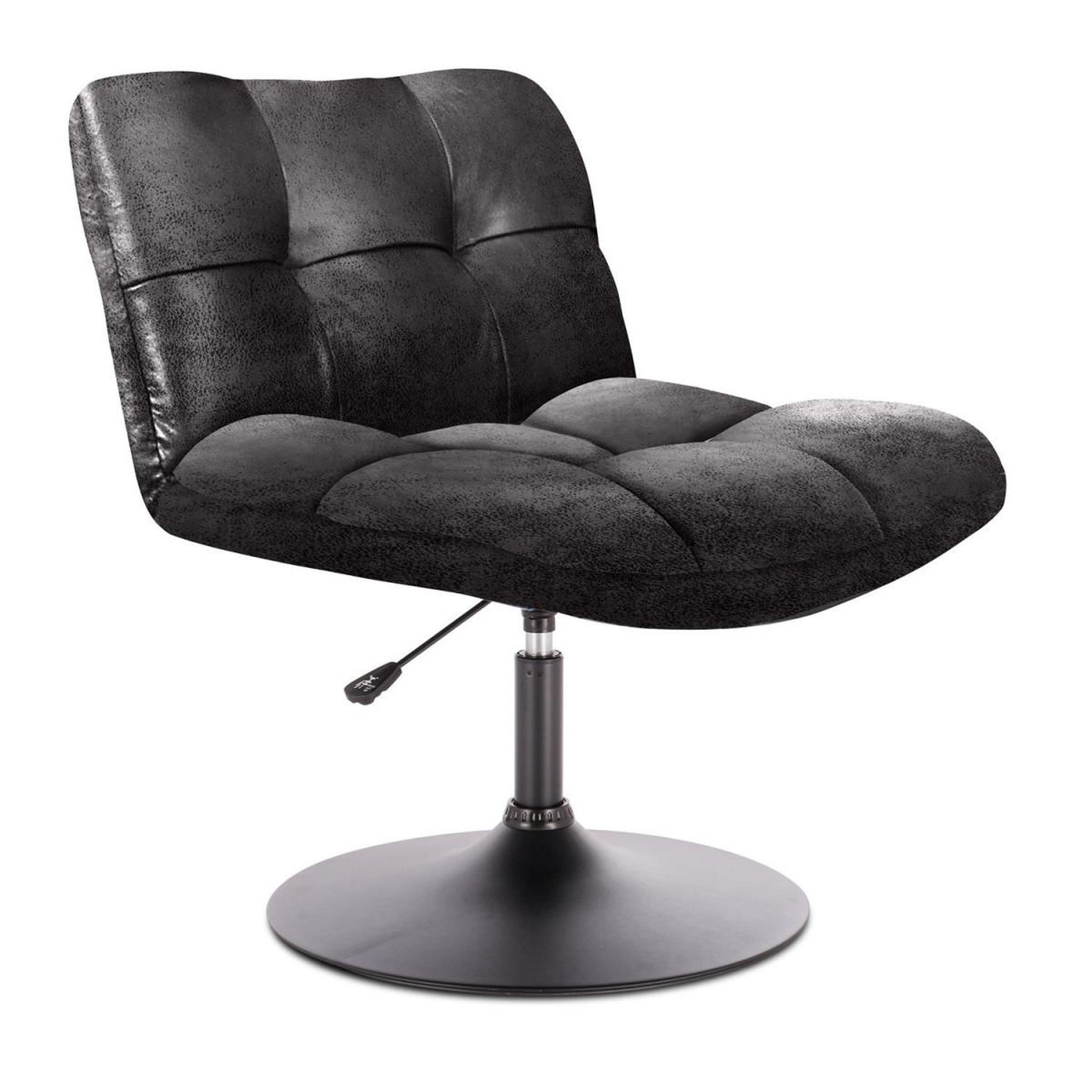 The Home Deco Factory Fauteuil Vintage Design  Indus  89cm Noir