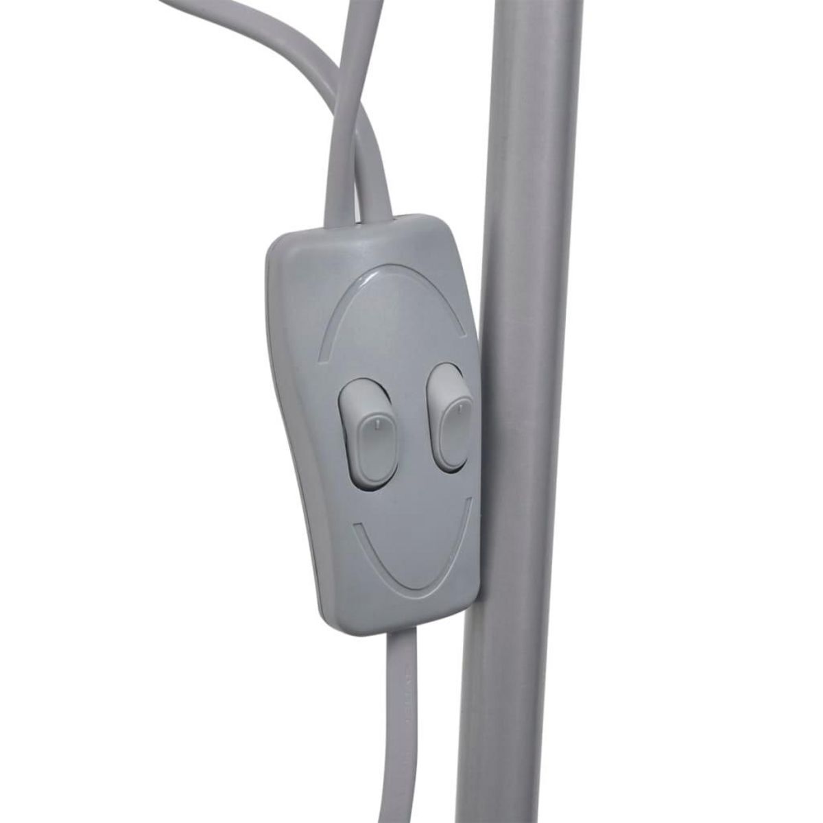 VIDAXL Lampadaire Gris