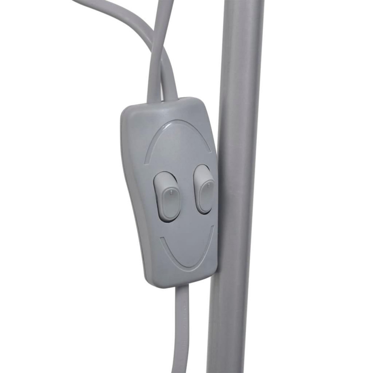 VIDAXL Lampadaire Gris
