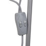 Voir la diapositive 5 : VIDAXL Lampadaire Gris