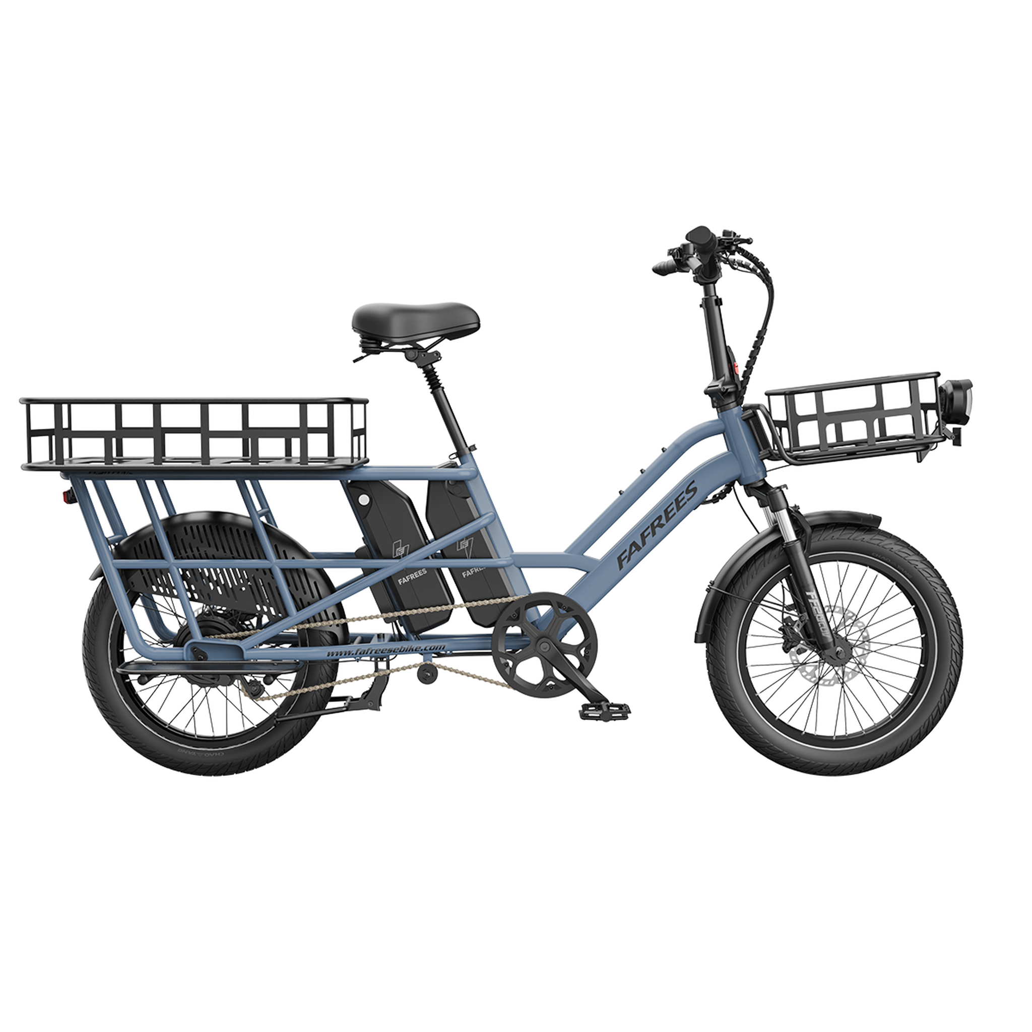 Voir la diapositive 2 : FAFREES Vélo utilitaire électrique fafrees ff20 cuv