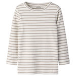 NAME IT T-Shirt Manches Longues Bleu/Beige Fille Name it Bani. Coloris disponibles : Beige