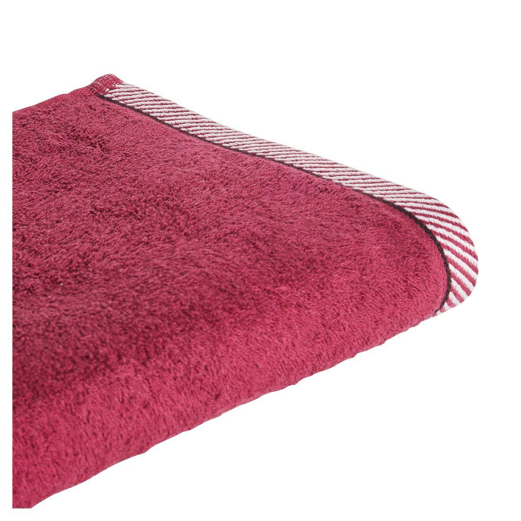 Voir la diapositive 2 : ACTUEL Serviette invité fantaisie en coton 500 g/m²