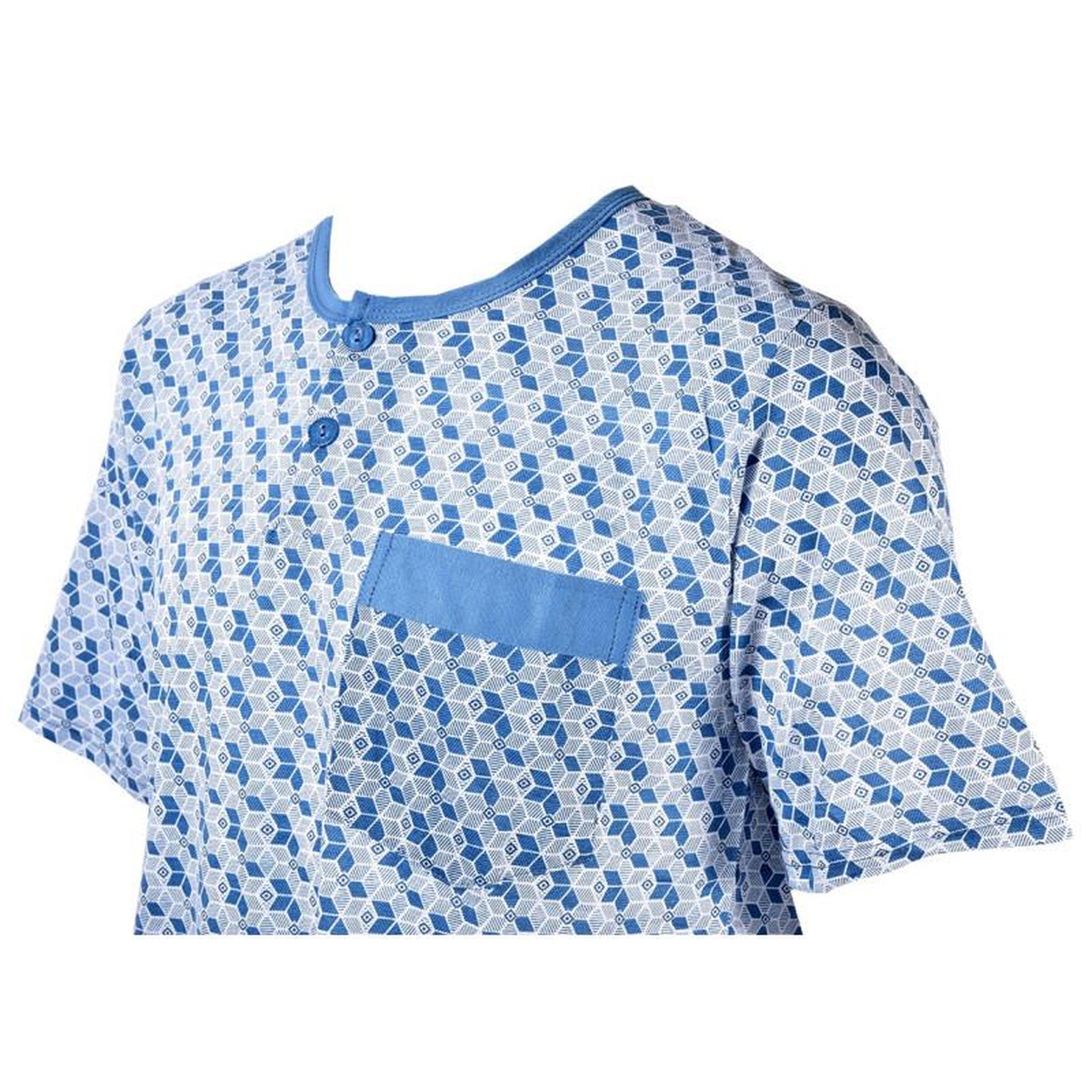 Voir la diapositive 3 : OZABI Pyjama Court Homme ECO HOMEWEAR
