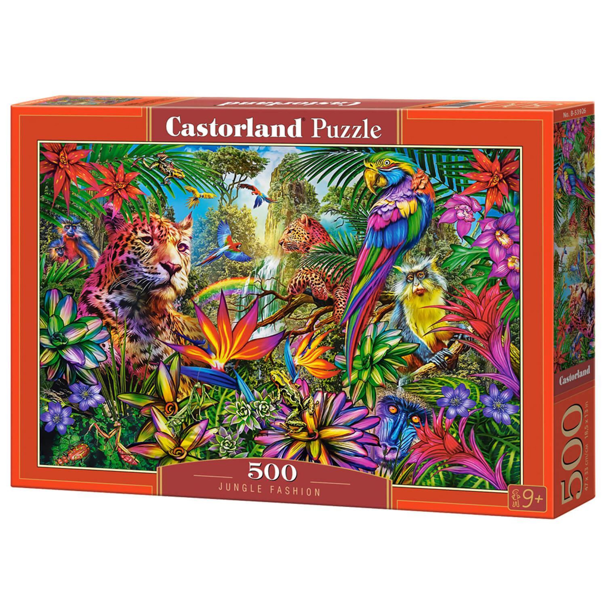 Voir la diapositive 2 : Castorland Puzzle 500 pièces : Mode Jungle