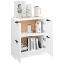 Voir la diapositive 4 : VIDAXL Buffet Blanc 60x30x70 cm Bois d'ingenierie