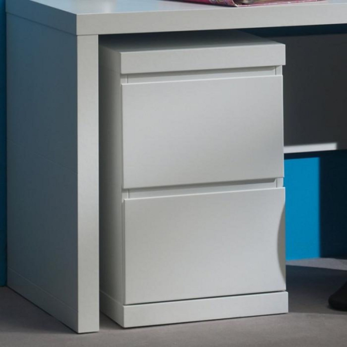 Paris Prix Caisson de Bureau Enfant  Lara  65cm Blanc