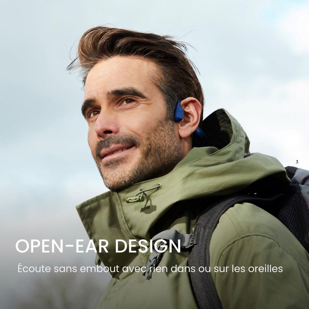 SHOKZ Casque OpenRun USB-C Bleu