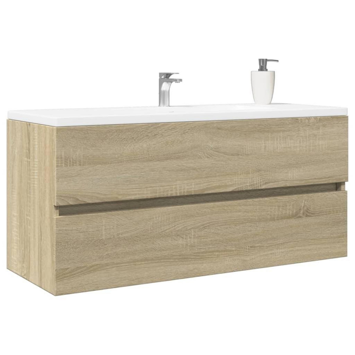 VIDAXL Armoire de lavabo de salle de bain chene sonoma 100x38,5x45 cm