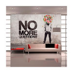Paris Prix Papier Peint  No More Questions. Coloris disponibles : Multicolore