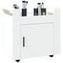 Voir la diapositive 4 : VIDAXL Chariot de bureau Blanc 60x45x60 cm Bois d'ingenierie