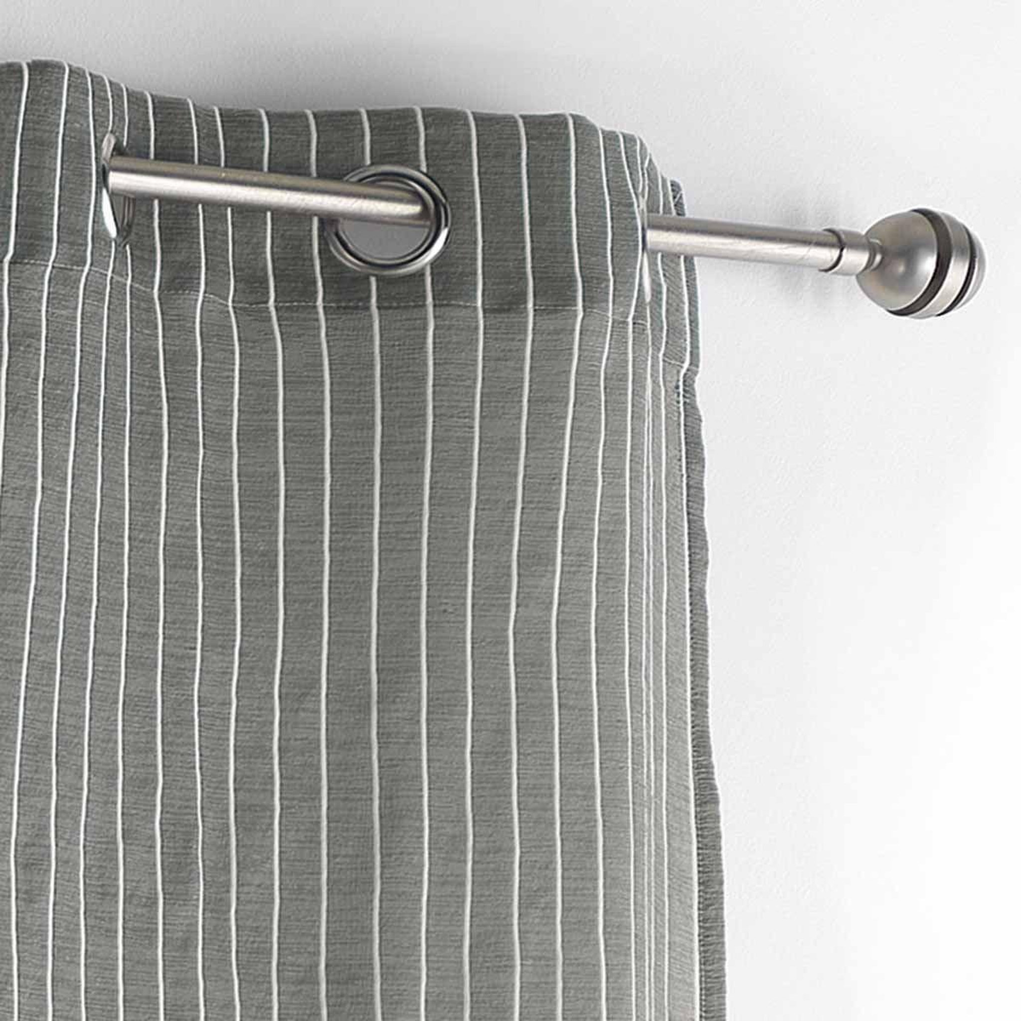 Voir la diapositive 2 : Douceur d'Intérieur Rideau à oeillets  sofiane  140x260cm anthracite