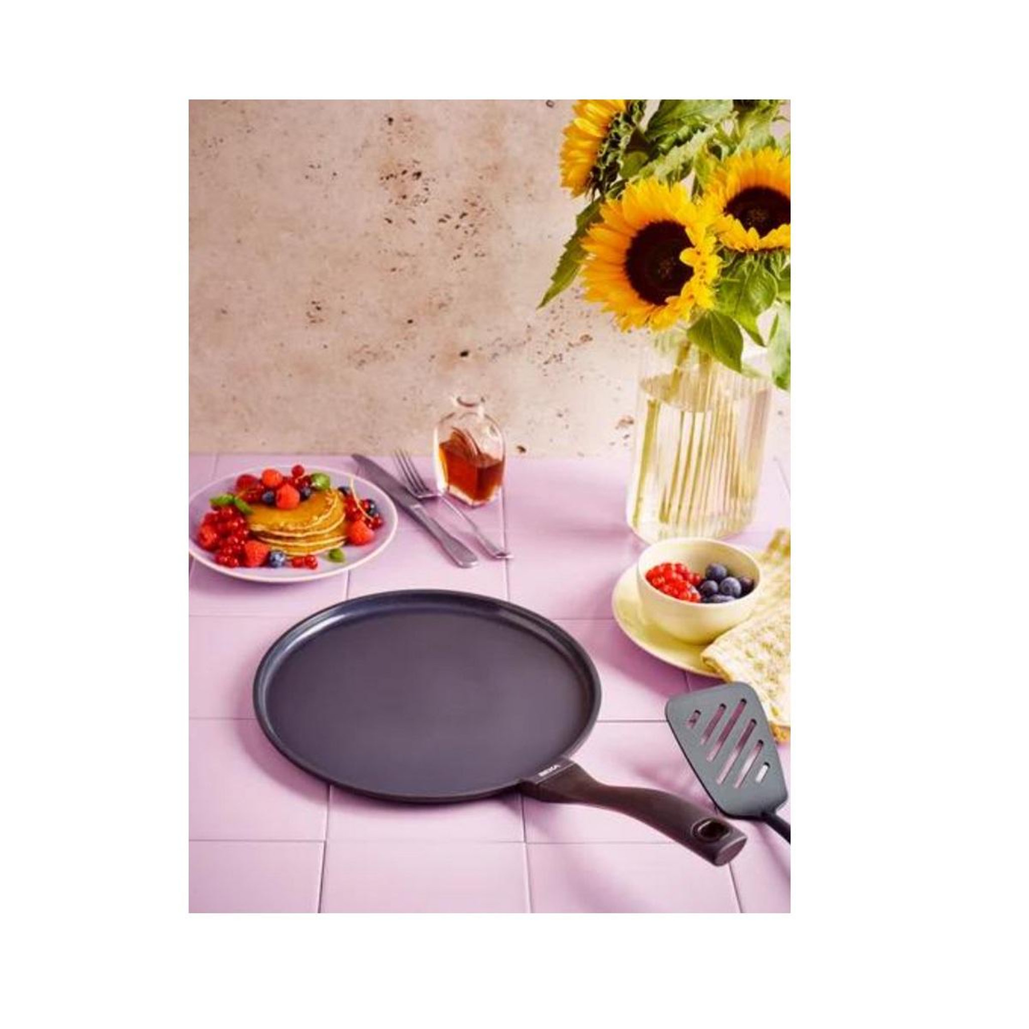 Voir la diapositive 4 : Beka Crepière fonte d'aluminium 25cm noir - 101695