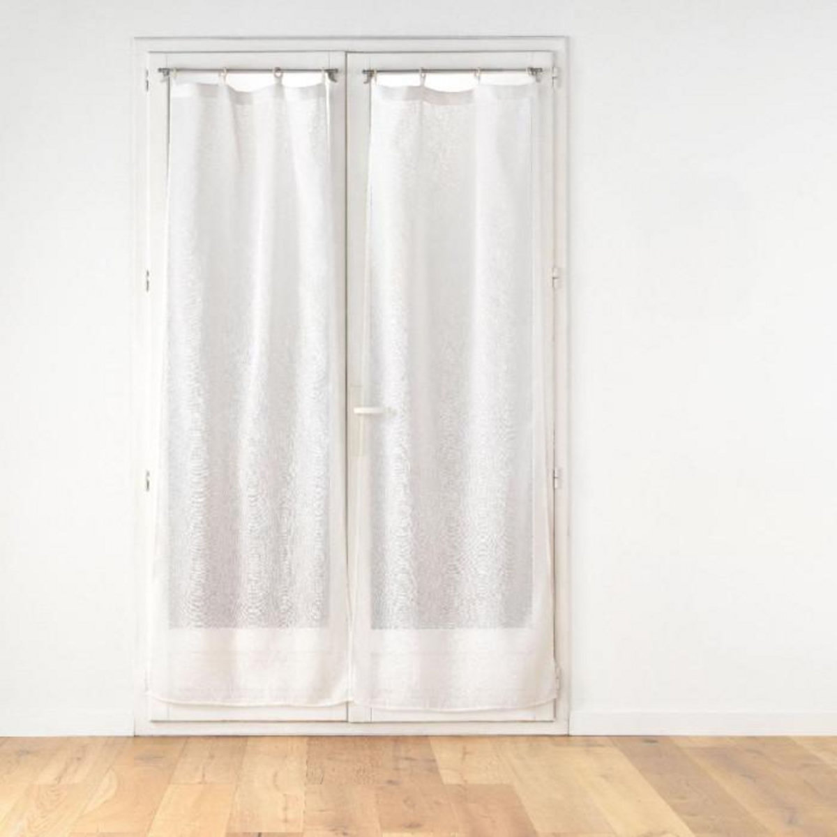 Paris Prix Paire de Voilages à Œillets  Minalisa  70x200cm Blanc