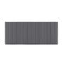 Voir la diapositive 3 : VS VENTA-STOCK Tête de lit tapissée Eris 150x60 cm Gris foncé