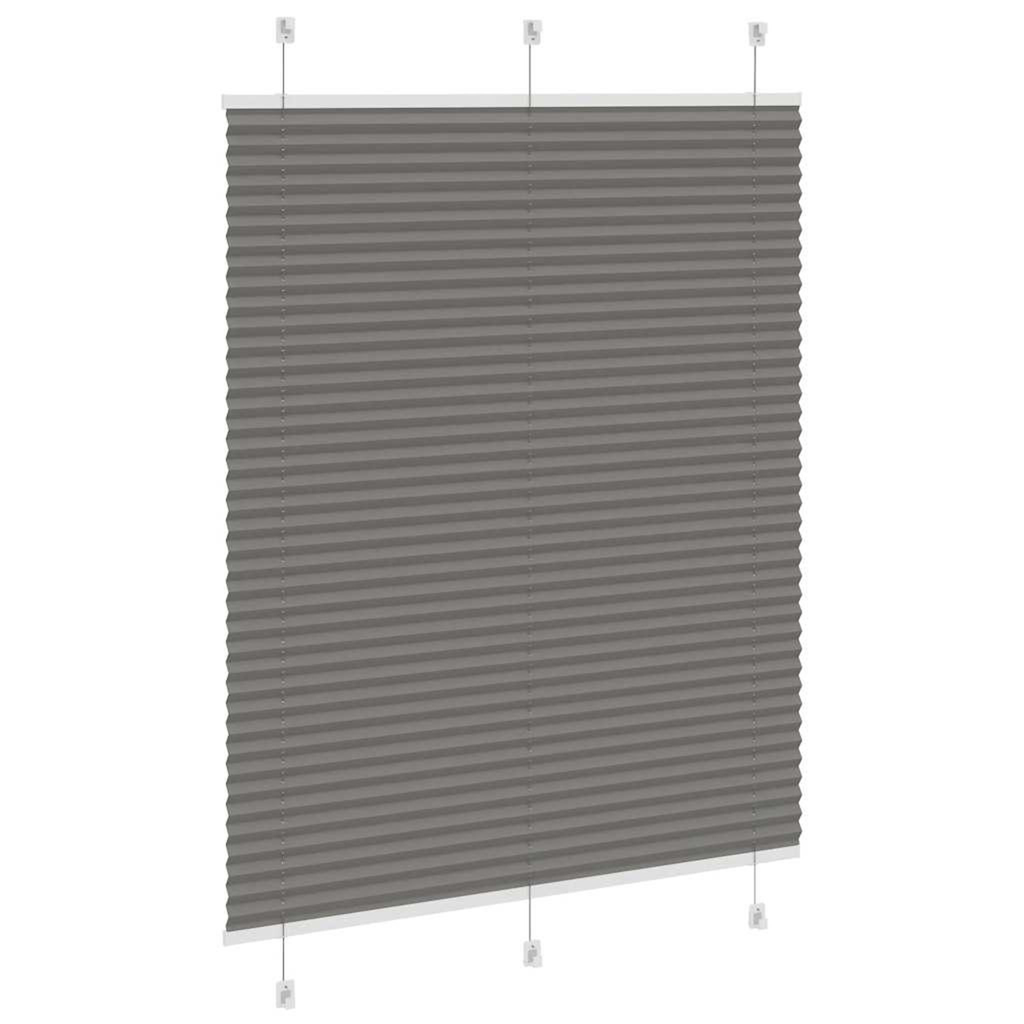 Voir la diapositive 4 : VIDAXL Store plisse anthracite 110x100 cm largeur du tissu 109,4 cm