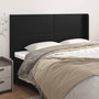 Voir la diapositive 1 : VIDAXL Tete de lit avec oreilles Noir 203x16x118/128 cm Similicuir