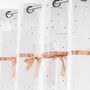 Voir la diapositive 2 : Paris Prix Rideau Voilage Enfant  Little Miss  140x240cm Blanc