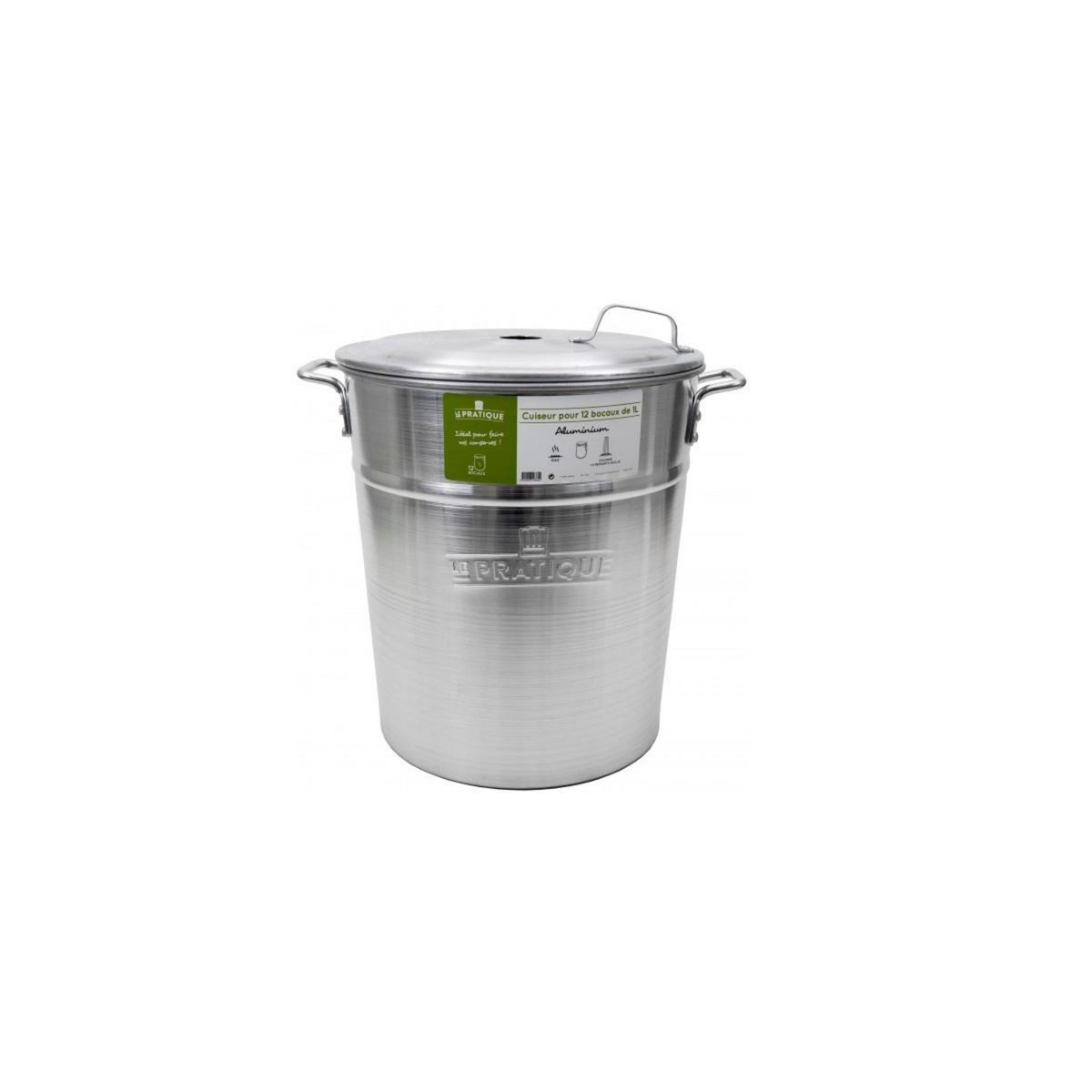 Pratique Stérilisateur de bocaux en aluminium 40l - 7412