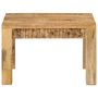 Voir la diapositive 3 : VIDAXL Table basse 55x55x35 cm Bois de manguier massif