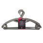 Voir la diapositive 1 : FIVE Lot de 10 Cintres  Pivotants  41cm Gris