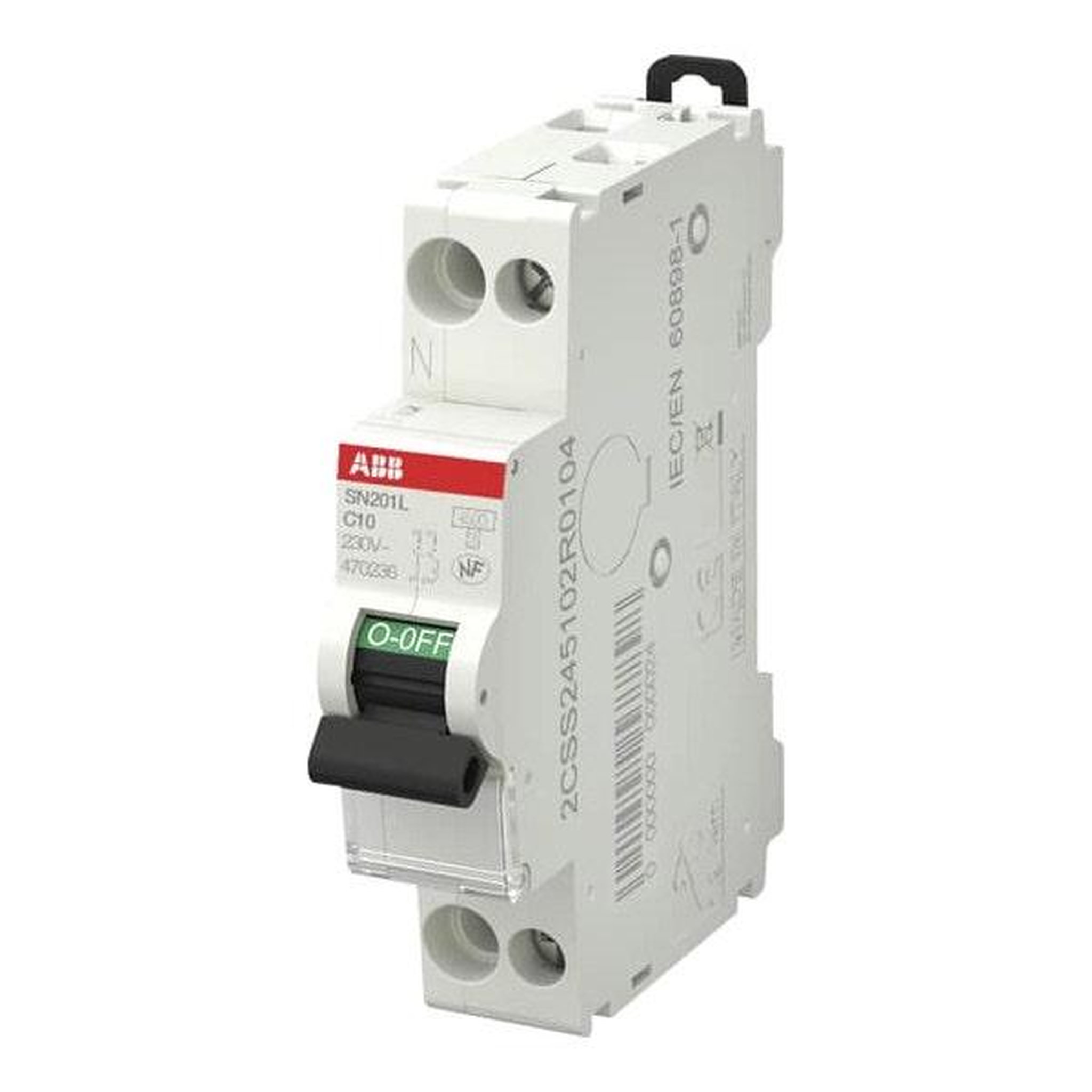 ABB Disjoncteur modulaire 1p+n 16a - courbe c - à vis