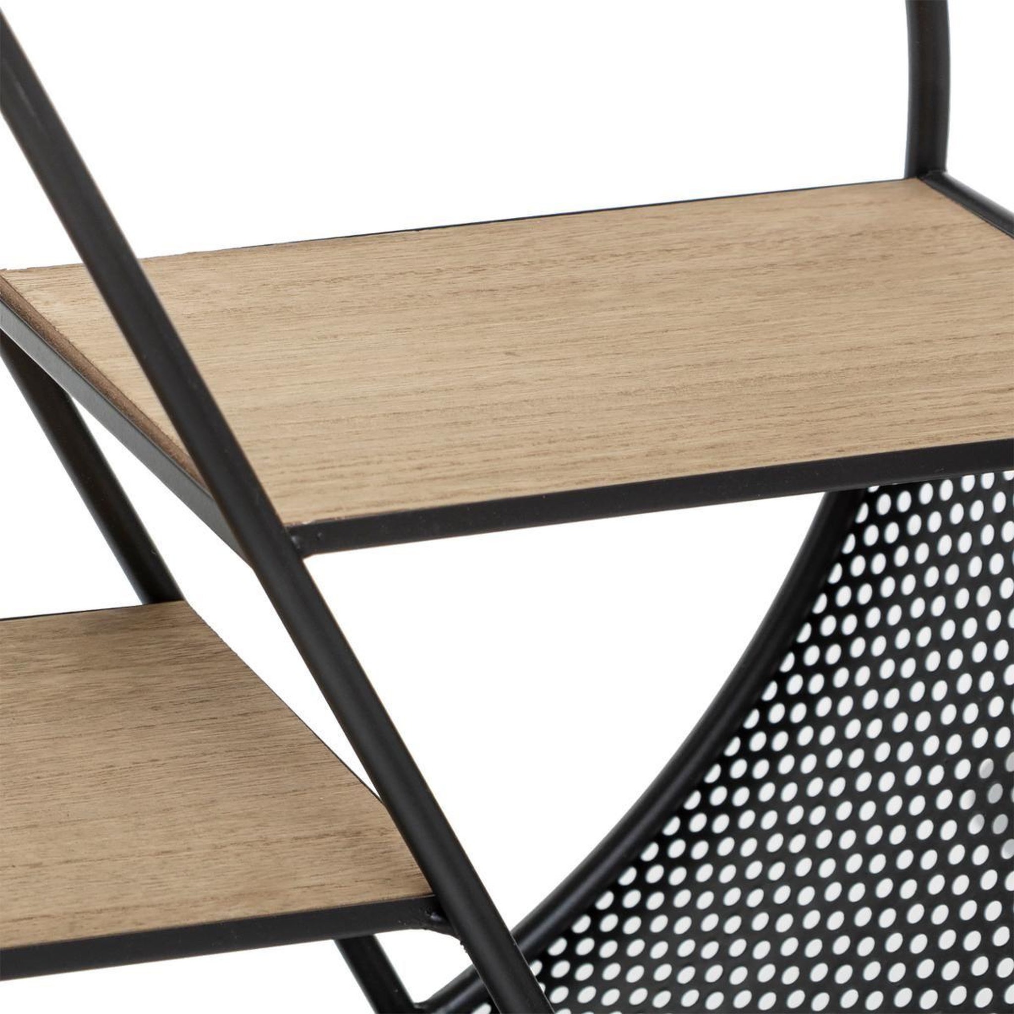 Voir la diapositive 2 : ATMOSPHERA Étagère ronde design  timeo  55cm noir