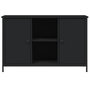 Voir la diapositive 5 : VIDAXL Meuble TV noir 100x35x65 cm bois d'ingenierie