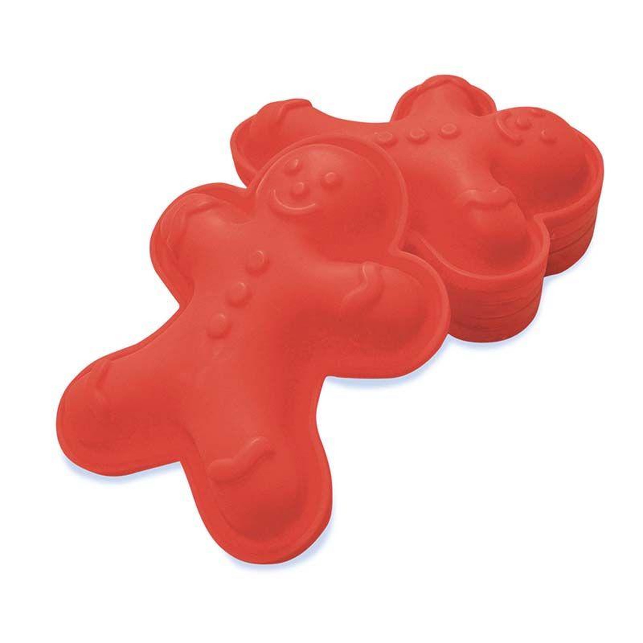 Voir la diapositive 3 : SCRAPCOOKING 6 moules en silicone bonhomme en pain d'épices