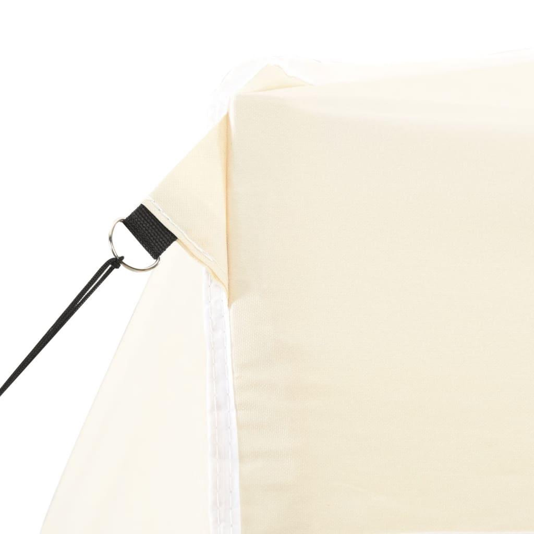 Voir la diapositive 5 : VIDAXL Tente de reception pliable avec 4 parois 2x2 m Acier Creme