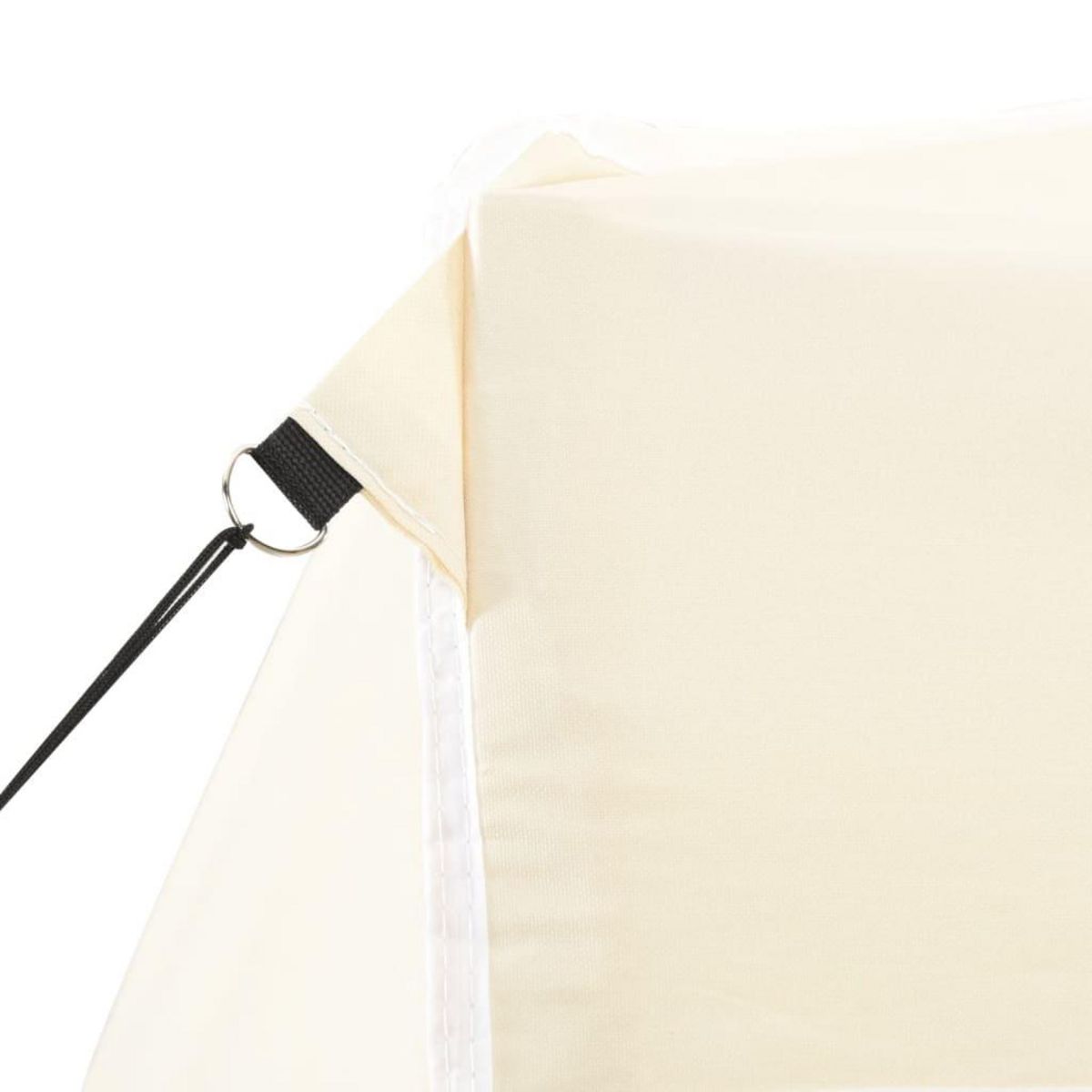 VIDAXL Tente de reception pliable avec 4 parois 2x2 m Acier Creme