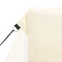 Voir la diapositive 5 : VIDAXL Tente de reception pliable avec 4 parois 2x2 m Acier Creme