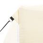 Voir la diapositive 5 : VIDAXL Tente de reception pliable avec 4 parois 2x2 m Acier Creme
