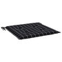 Voir la diapositive 5 : VIDAXL Coussins de chaise de jardin lot de 4 motif a carreaux noir