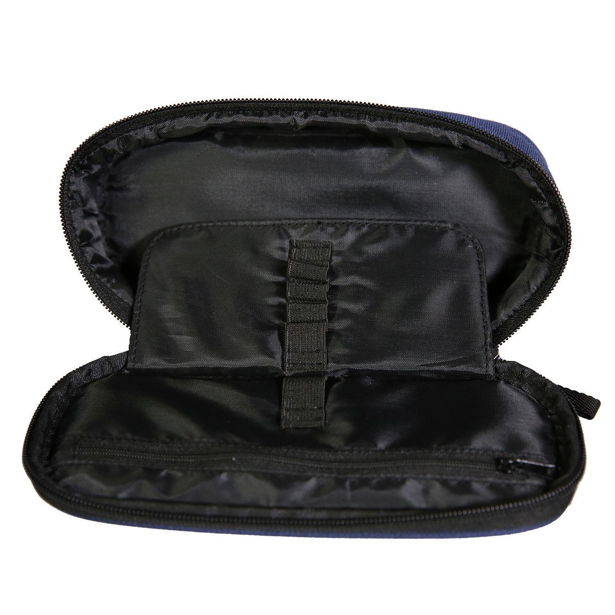 Voir la diapositive 5 : Bagtrotter BAGTROTTER Trousse scolaire ovale Plumier Offshore Bleue