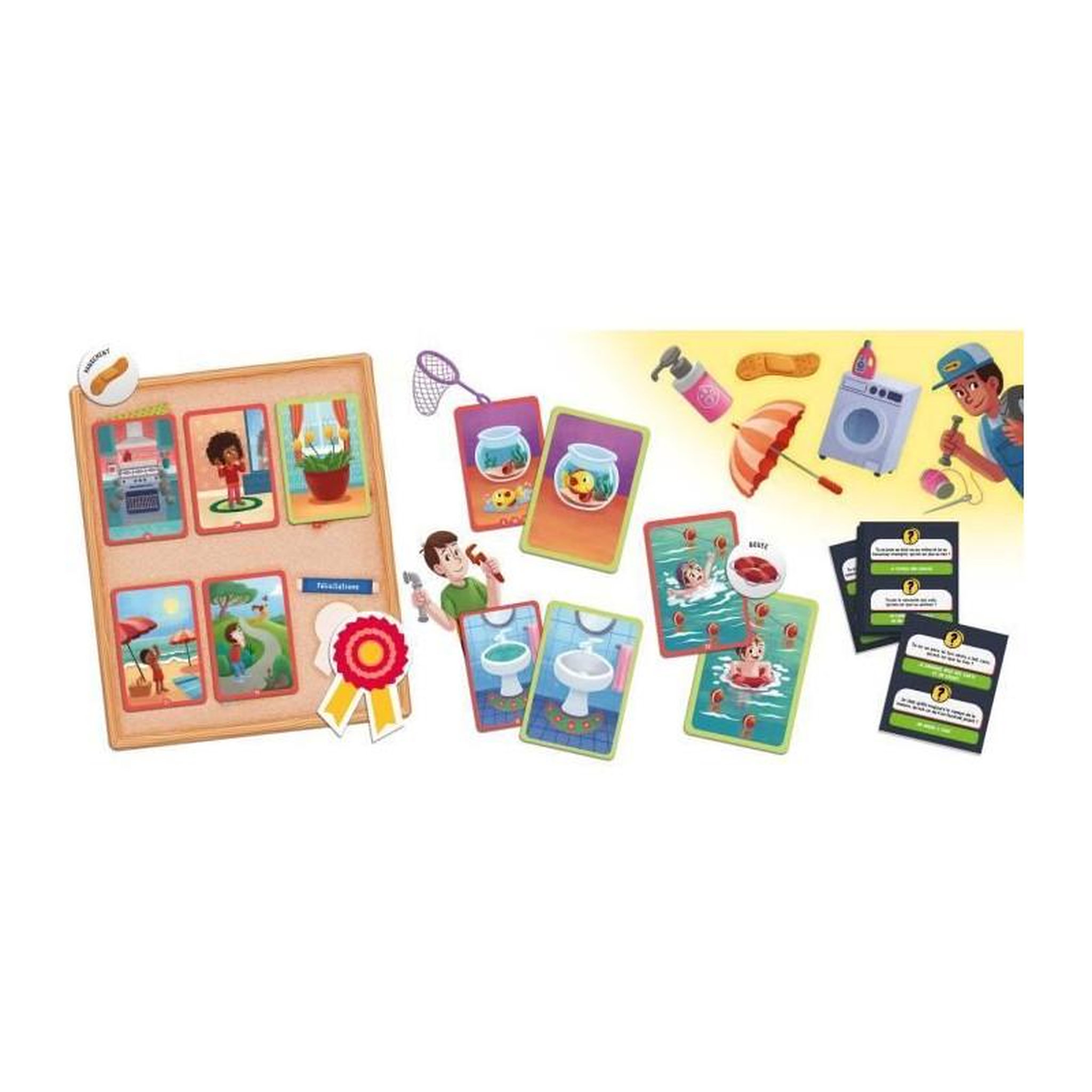 Voir la diapositive 4 : LISCIANI GIOCHI Résolution des problemes - Jeu de Plateau - LIFE SKILLS - Plateau illustré