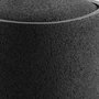Voir la diapositive 2 : Paris Prix Pot à Cotons en Résine  Aquamarbre  13cm Noir