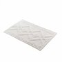 Voir la diapositive 4 : Paris Prix Tapis de Bain Jacquard  Gladis  50x80cm Blanc